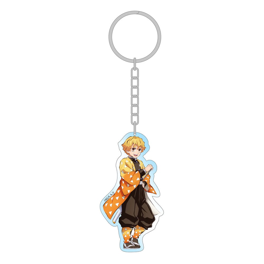 Demon Slayer Kimetsu No Yaiba Zenitsu Holographic Acryl Schlüsselanhänger