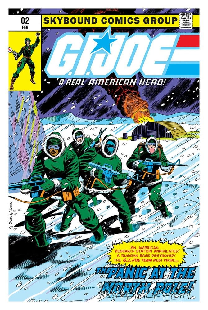 G.I. Joe Skybound Comic Box Series, Issue #2 Snake Eyes ReAction+ Actionfigur