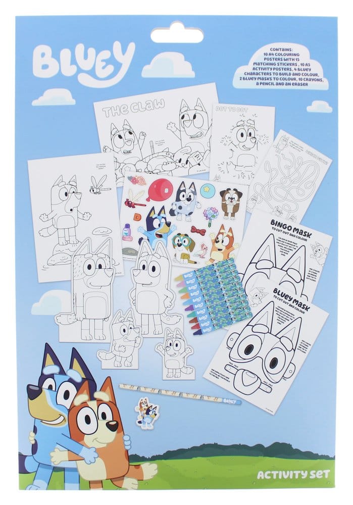 Bluey Mitmach- & Spielspaß Set