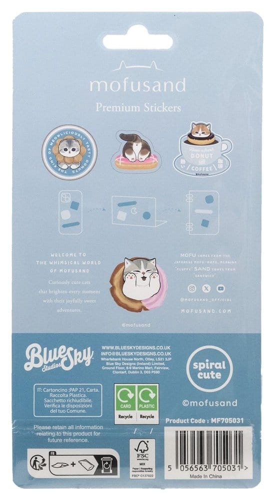 Mofusand Premium Sticker-Set