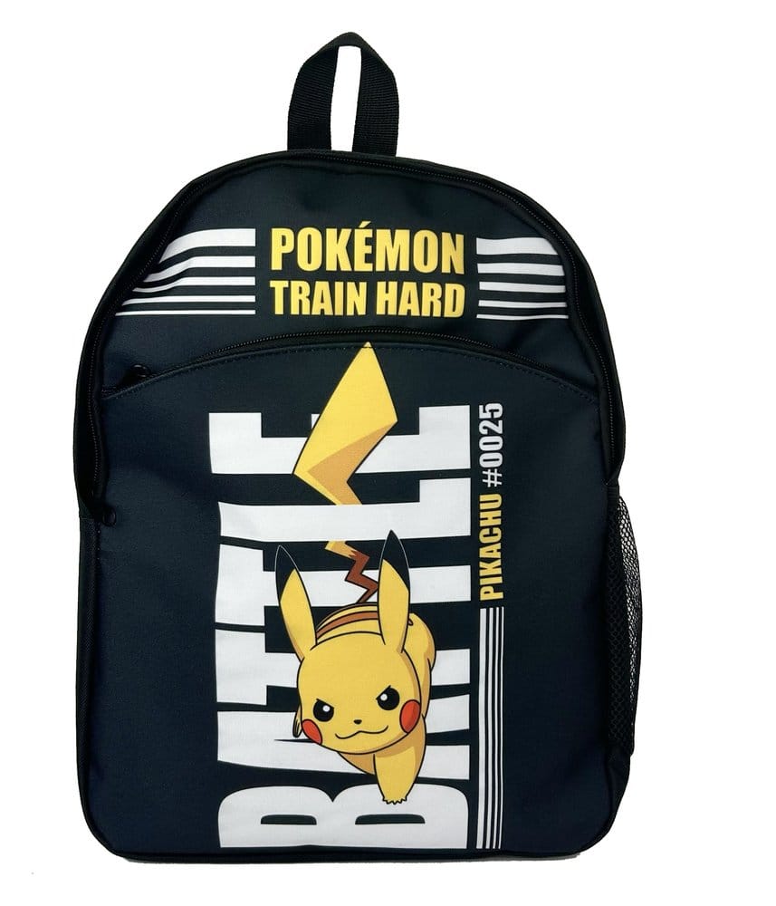 Pokémon Train Hard Rucksack Schwarz