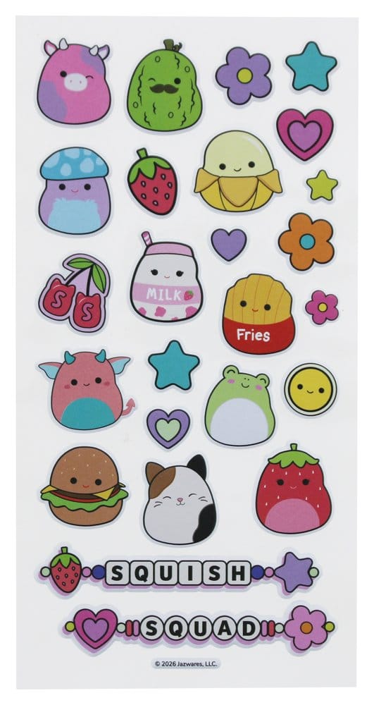 Squishmallows Super Puffy Sticker Set