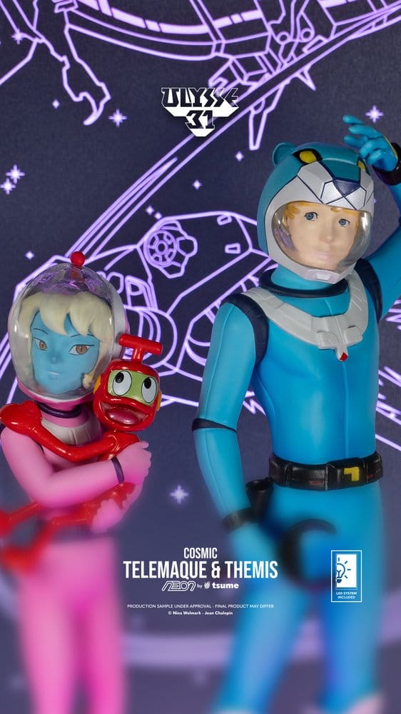 Ulysse 31 Telemachus & Themis Cosmic Version Neon 1/9 Figur