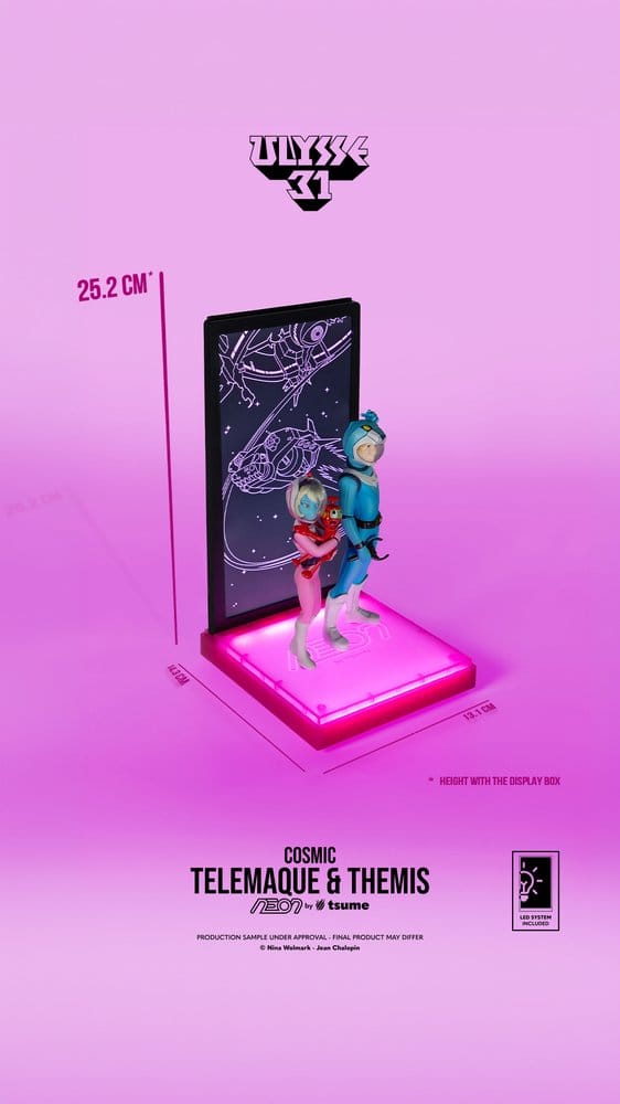 Ulysse 31 Telemachus & Themis Cosmic Version Neon 1/9 Figur