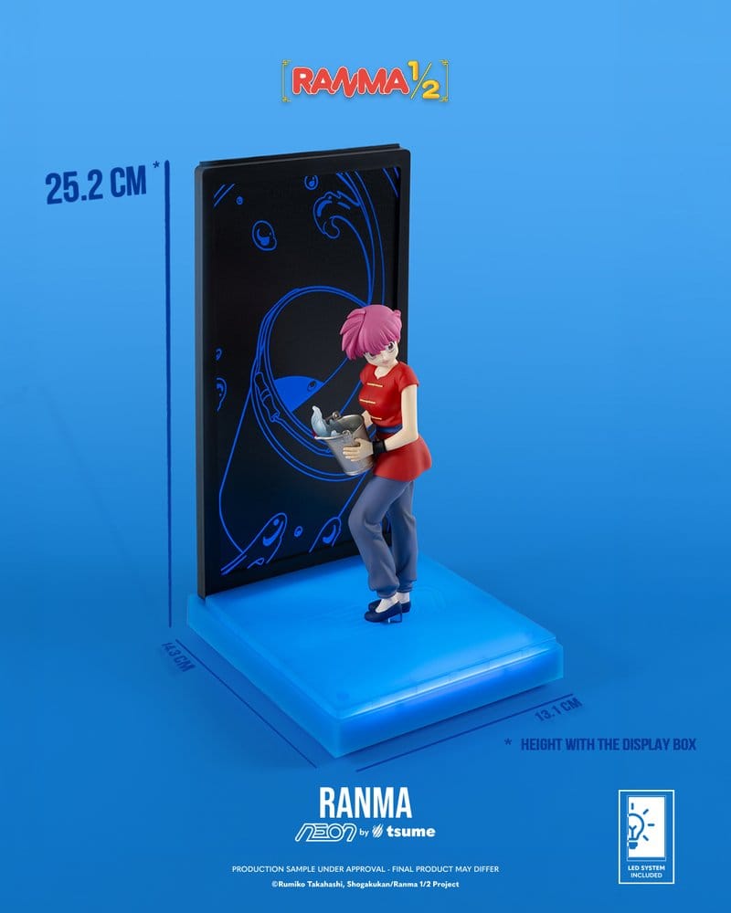 Ranma Ranma Saotome Girl Neon 1/9 Figur