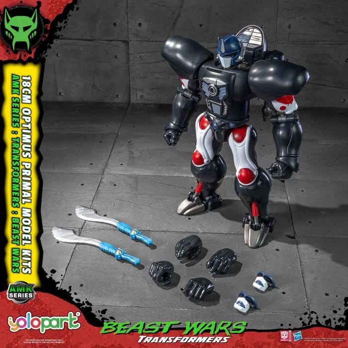Transformers Beast Wors Optimus Primal AMK Series Plastic Model Kit