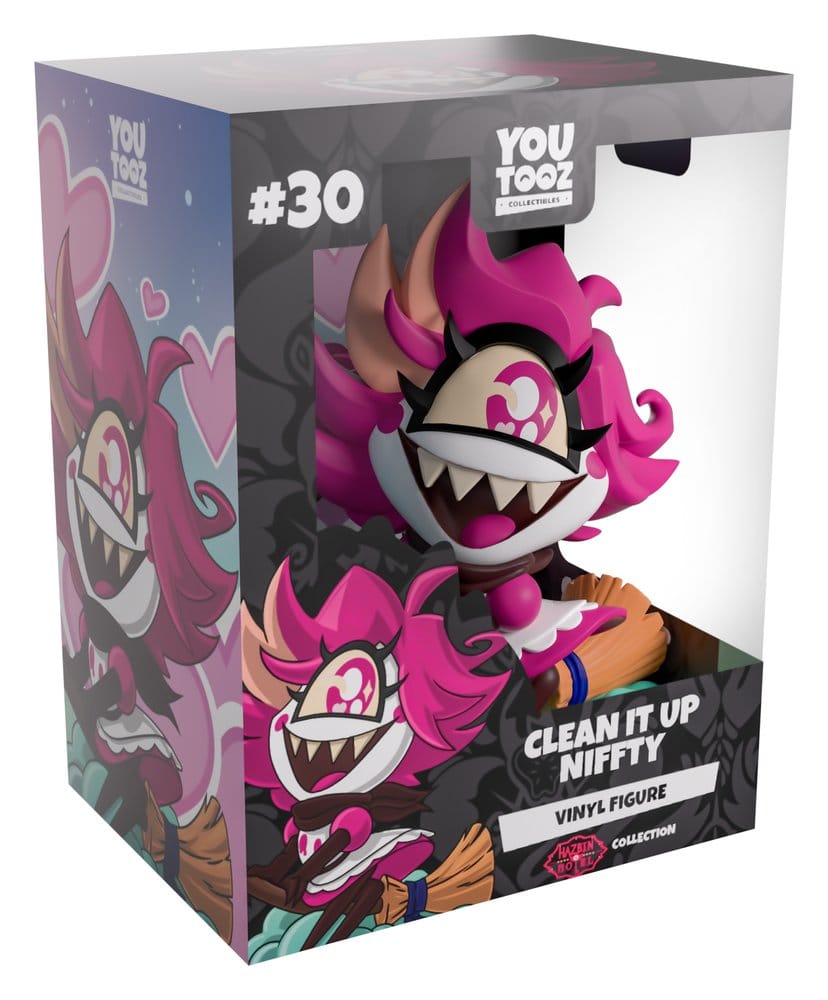 Hazbin Hotel Clean It Up Niffty Vinyl Figur