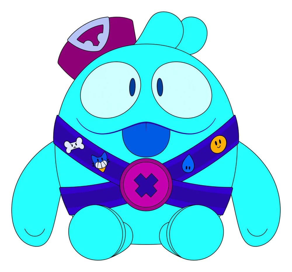 Brawl Stars Squeak Plüschfigur