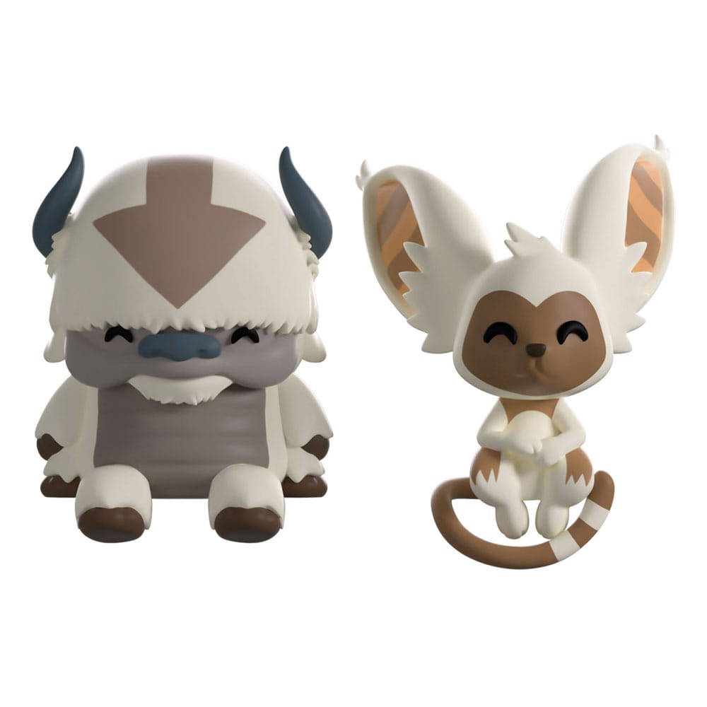 Avatar The Last Airbender Appa and Momo Monitor Buddiez Vinyl Figuren