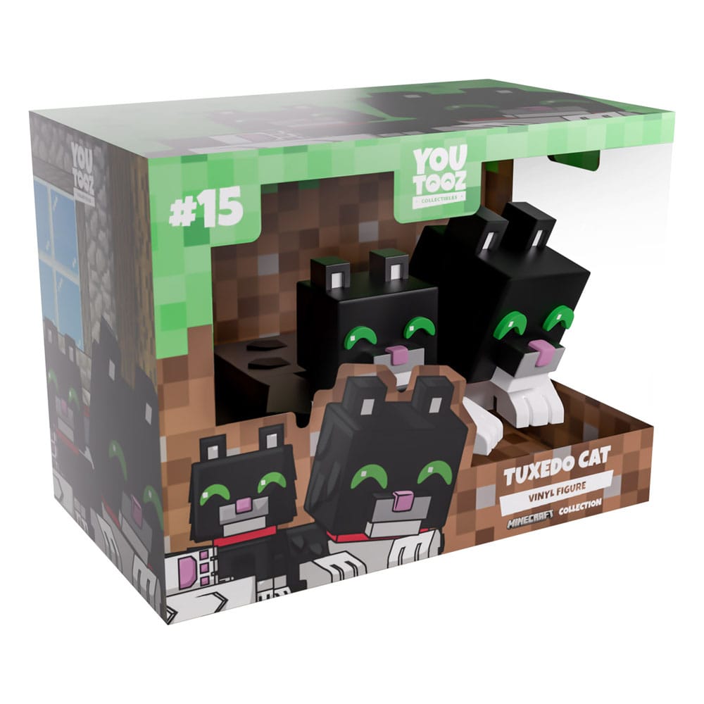 Minecraft Vinyl Figur Tuxedo Cat 6 cm