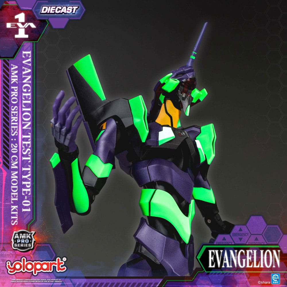 Yolopark Neon Genesis Evangelion Eva-01 Test Type AMK Pro Series Model Kit