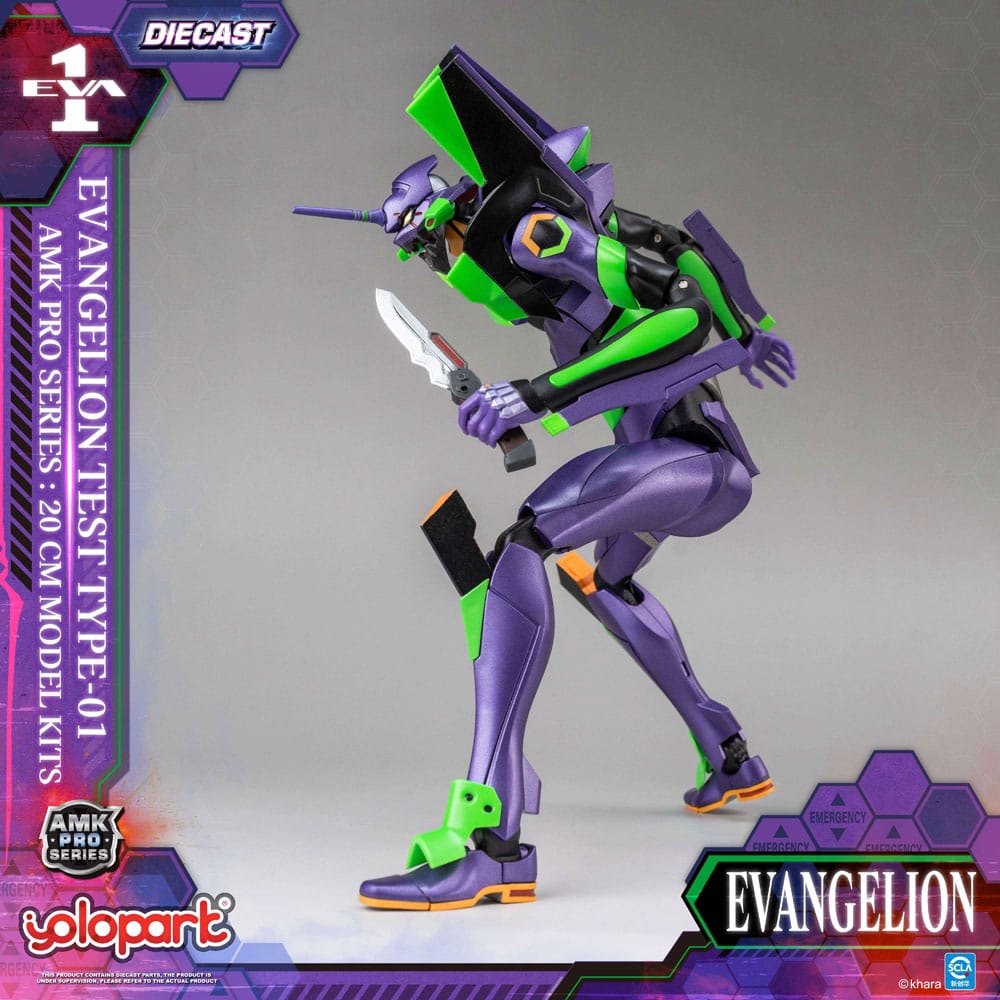 Yolopark Neon Genesis Evangelion Eva-01 Test Type AMK Pro Series Model Kit