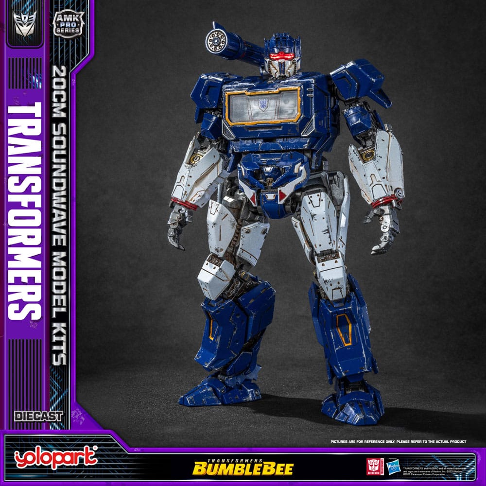 Yolopark Transformers Bumblebee Soundwave AMK Pro Series Plastic Model Kit Oversea Version