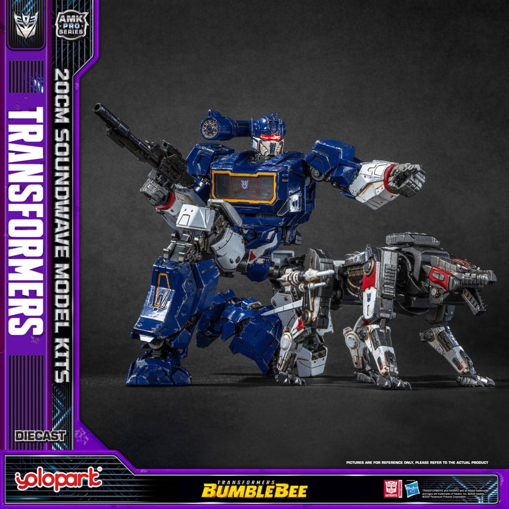Yolopark Transformers Bumblebee Soundwave AMK Pro Series Plastic Model Kit Oversea Version