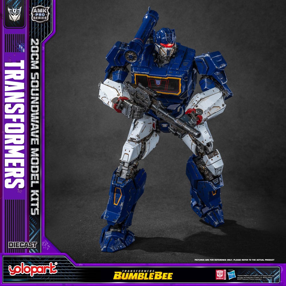 Yolopark Transformers Bumblebee Soundwave AMK Pro Series Plastic Model Kit Oversea Version