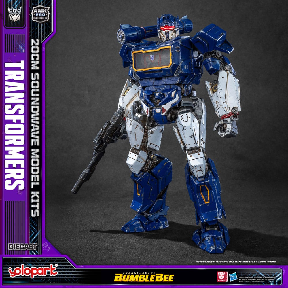 Yolopark Transformers Bumblebee Soundwave AMK Pro Series Plastic Model Kit Oversea Version