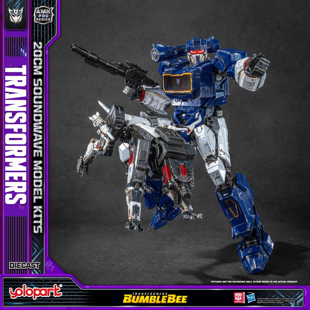 Yolopark Transformers Bumblebee Soundwave AMK Pro Series Plastic Model Kit Oversea Version