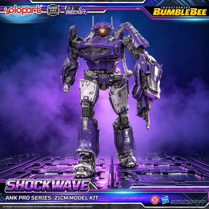 Yolopark Transformers Bumblebee the Movie Shockwave AMK PRO Series Plastic Model Kit