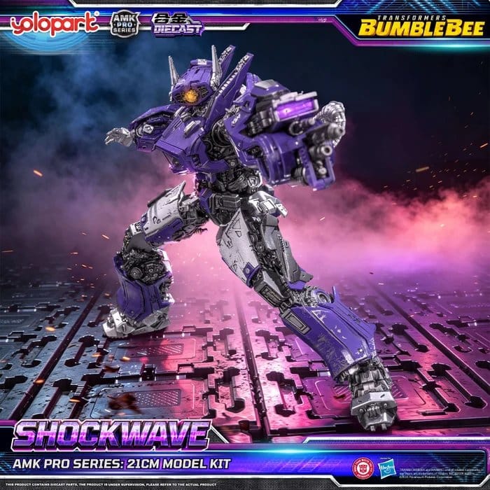 Yolopark Transformers Bumblebee the Movie Shockwave AMK PRO Series Plastic Model Kit