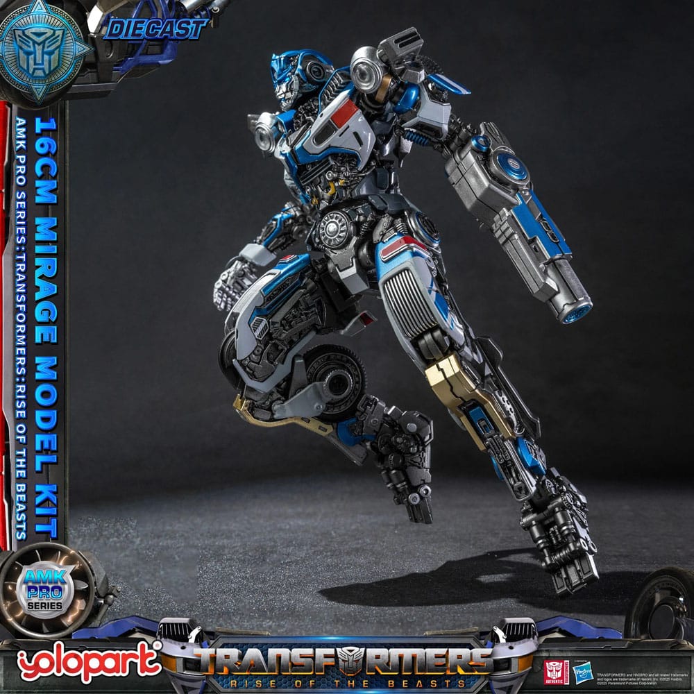 Yolopark Transformers Rise of the Beasts Mirage AMK Pro Series Plastic Model Kit (Oversea Version)
