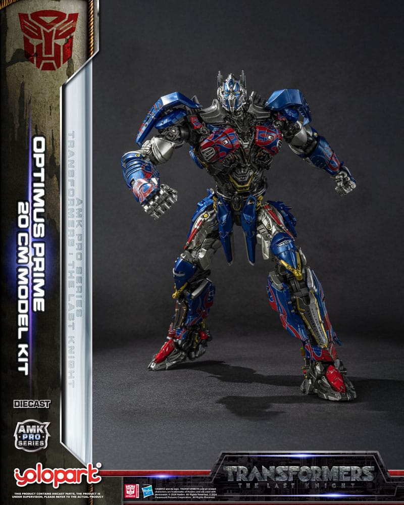 Yolopark Transformers The Last Knight Optimus Prime AMK Pro Series Plastic Model Kit (Oversea Version)