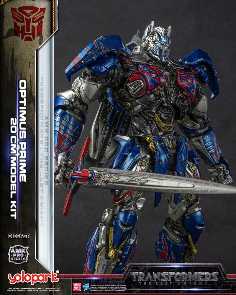 Yolopark Transformers The Last Knight Optimus Prime AMK Pro Series Plastic Model Kit (Oversea Version)