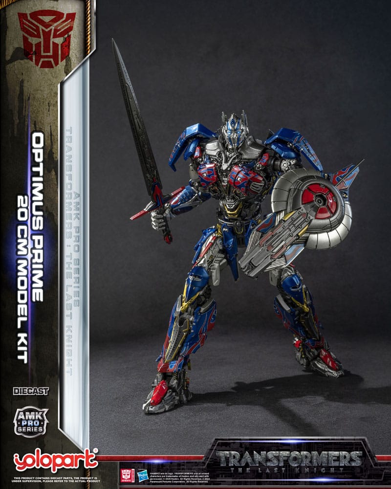 Yolopark Transformers The Last Knight Optimus Prime AMK Pro Series Plastic Model Kit (Oversea Version)