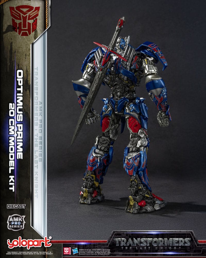 Yolopark Transformers The Last Knight Optimus Prime AMK Pro Series Plastic Model Kit (Oversea Version)
