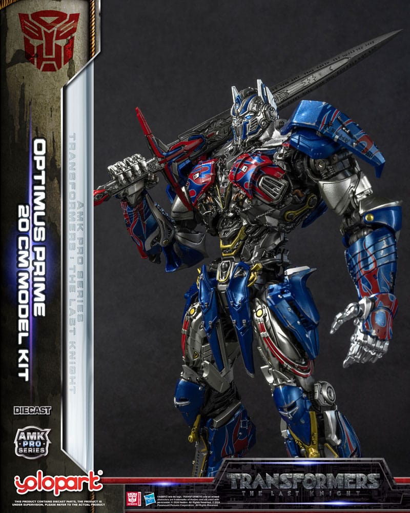 Yolopark Transformers The Last Knight Optimus Prime AMK Pro Series Plastic Model Kit (Oversea Version)