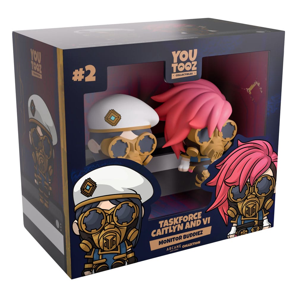 Youtooz Arcane Vinyl Figuren 2er-Pack Caitlyn & Vi Taskforce 7 cm