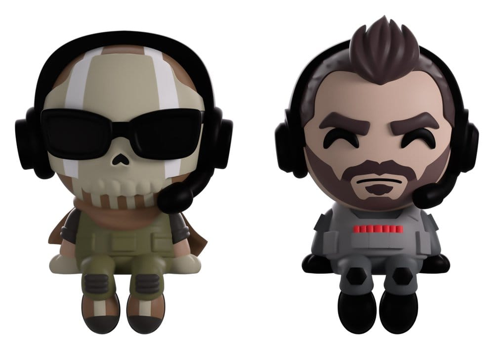 Youtooz Call of Duty Vinyl Figuren Ghost & Soap Monitor Buddiez 7 cm