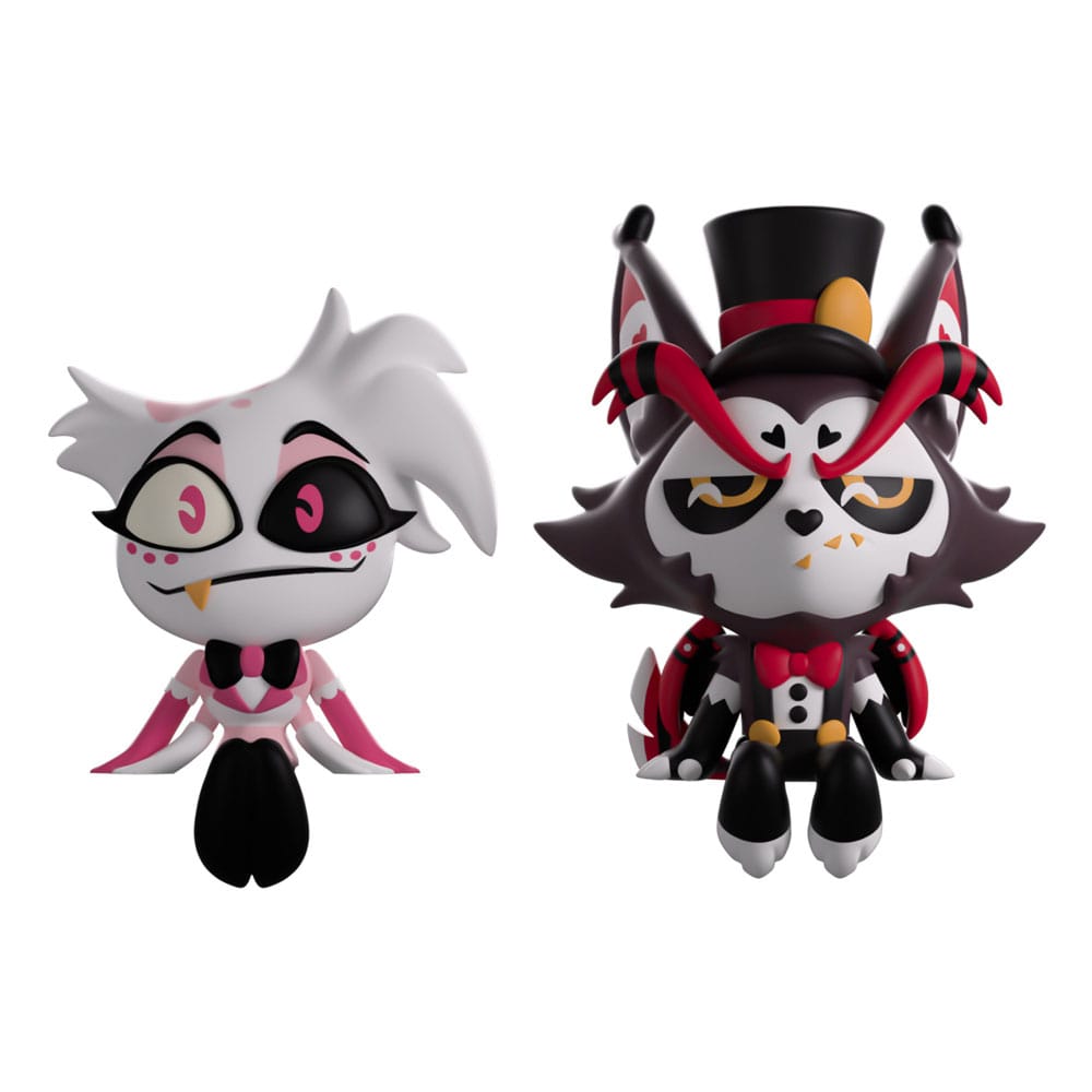 Youtooz Hazbin Hotel Vinyl Figuren Angel Dust & Husk Monitor Buddiez