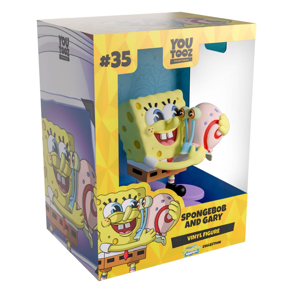 Youtooz SpongeBob Schwammkopf Spongebob & Gary Vinyl Figur