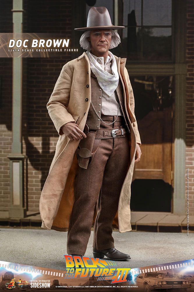 Zurück in die Zukunft III Movie Masterpiece Actionfigur 1/6 Doc Brown 32 cm Hot Toys