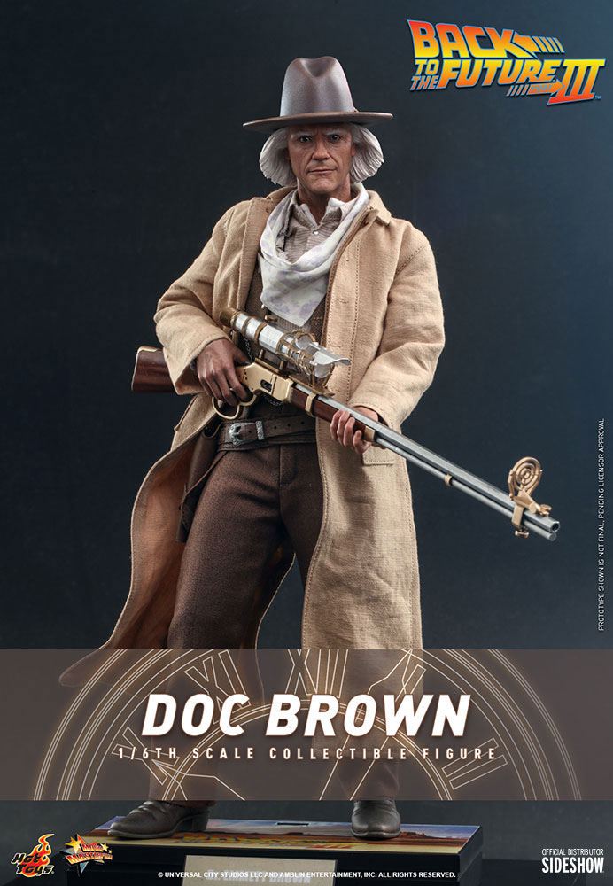 Zurück in die Zukunft III Movie Masterpiece Actionfigur 1/6 Doc Brown 32 cm Hot Toys