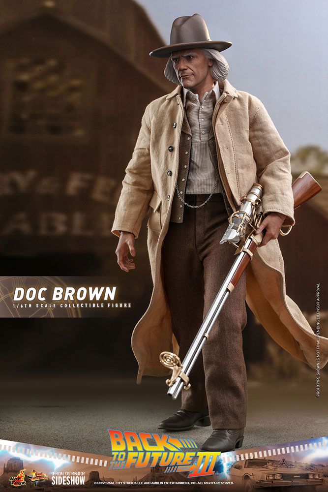 Zurück in die Zukunft III Movie Masterpiece Actionfigur 1/6 Doc Brown 32 cm Hot Toys