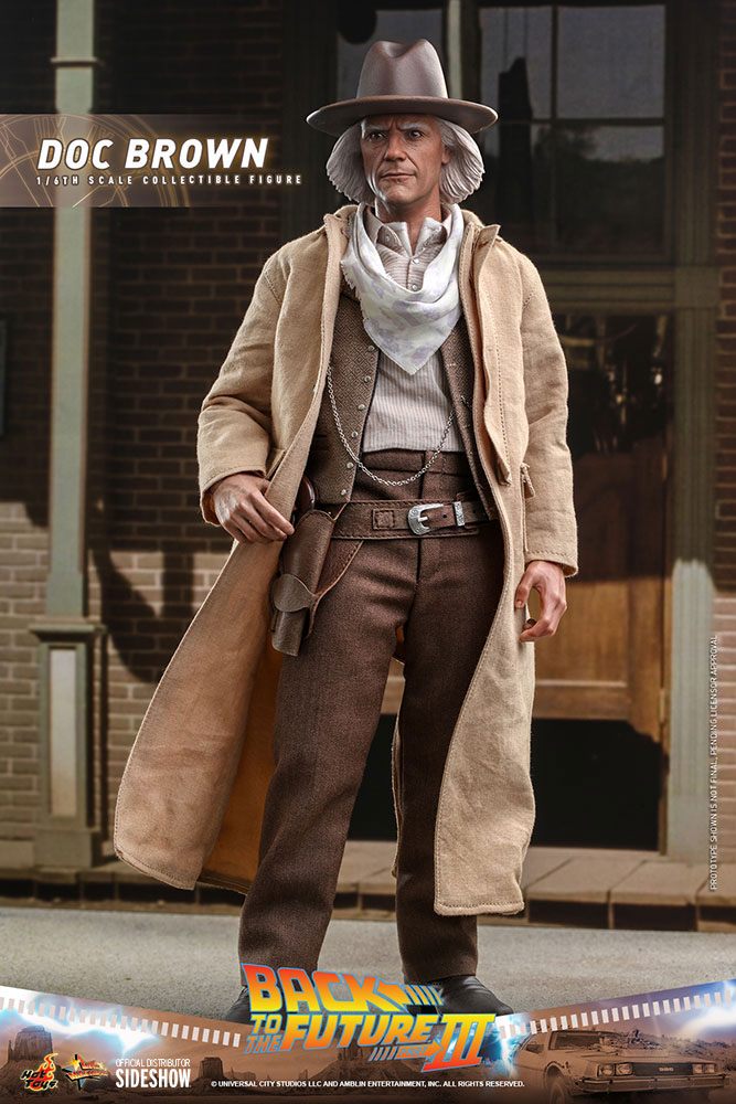 Zurück in die Zukunft III Movie Masterpiece Actionfigur 1/6 Doc Brown 32 cm Hot Toys