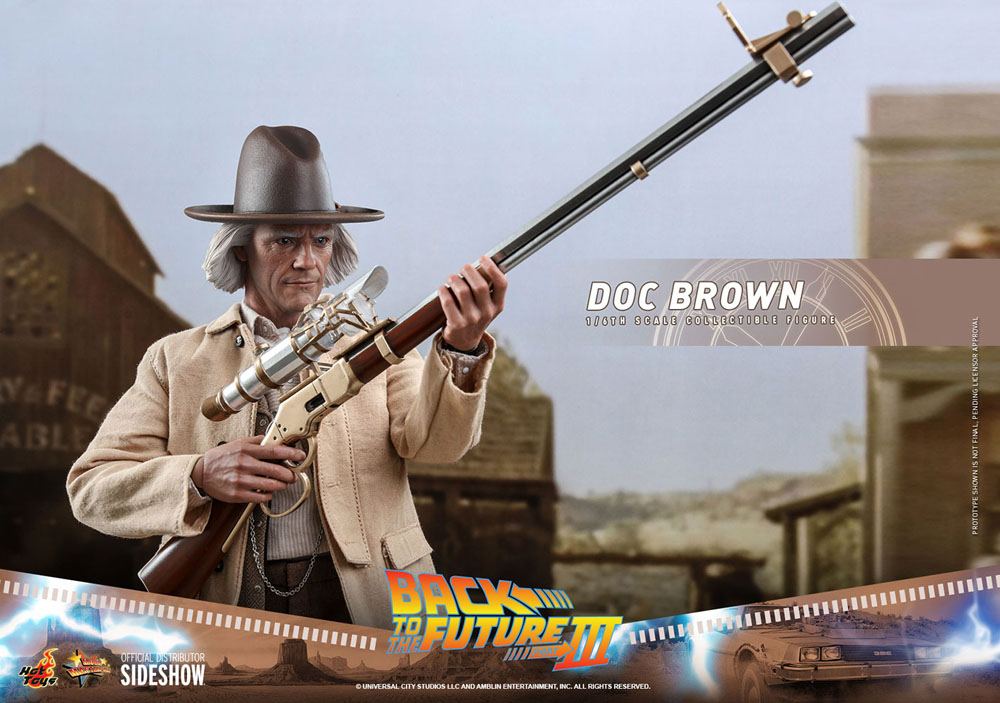 Zurück in die Zukunft III Movie Masterpiece Actionfigur 1/6 Doc Brown 32 cm Hot Toys