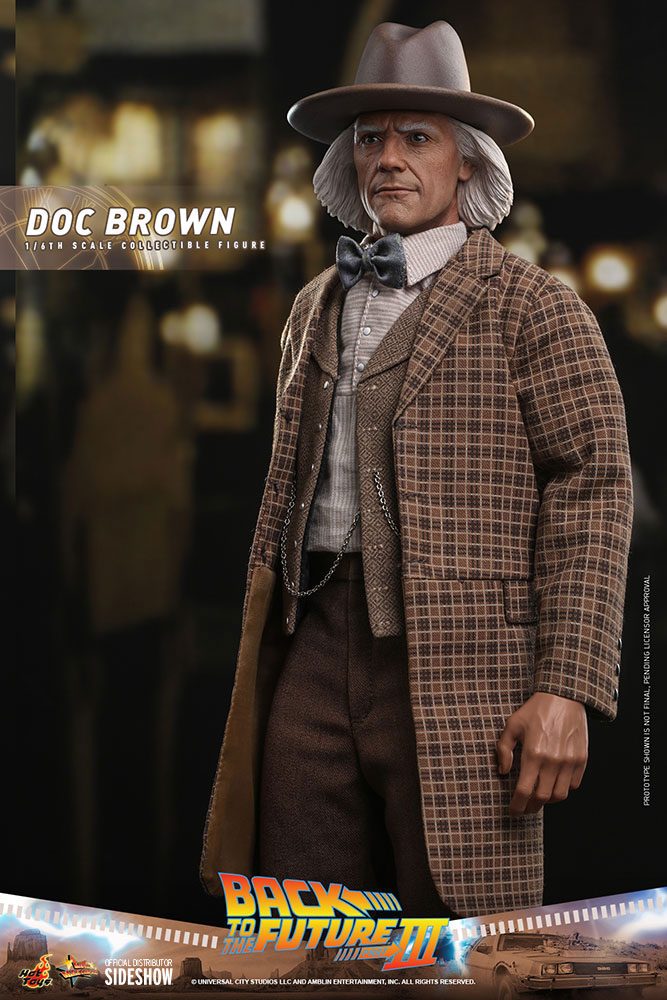 Zurück in die Zukunft III Movie Masterpiece Actionfigur 1/6 Doc Brown 32 cm Hot Toys