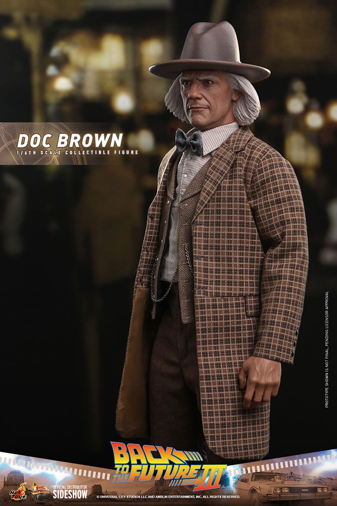 Zurück in die Zukunft III Movie Masterpiece Actionfigur 1/6 Doc Brown 32 cm Hot Toys
