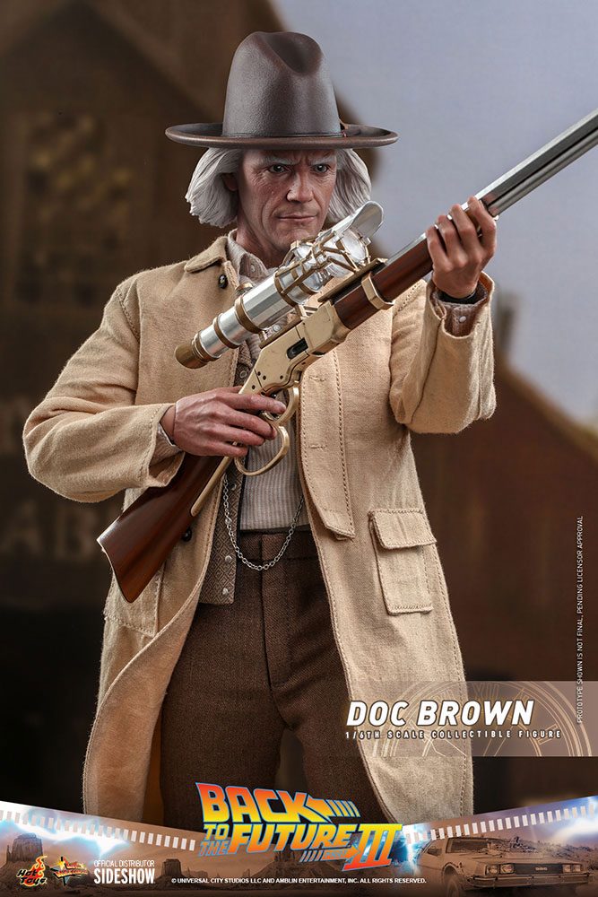 Zurück in die Zukunft III Movie Masterpiece Actionfigur 1/6 Doc Brown 32 cm Hot Toys