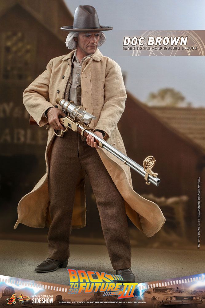 Zurück in die Zukunft III Movie Masterpiece Actionfigur 1/6 Doc Brown 32 cm Hot Toys