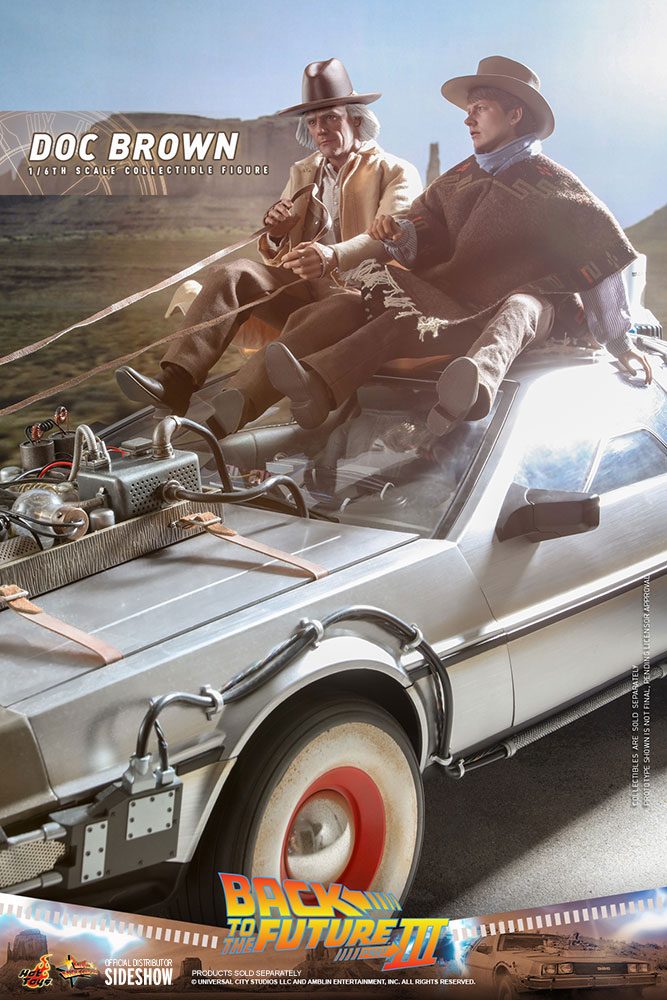 Zurück in die Zukunft III Movie Masterpiece Actionfigur 1/6 Doc Brown 32 cm Hot Toys