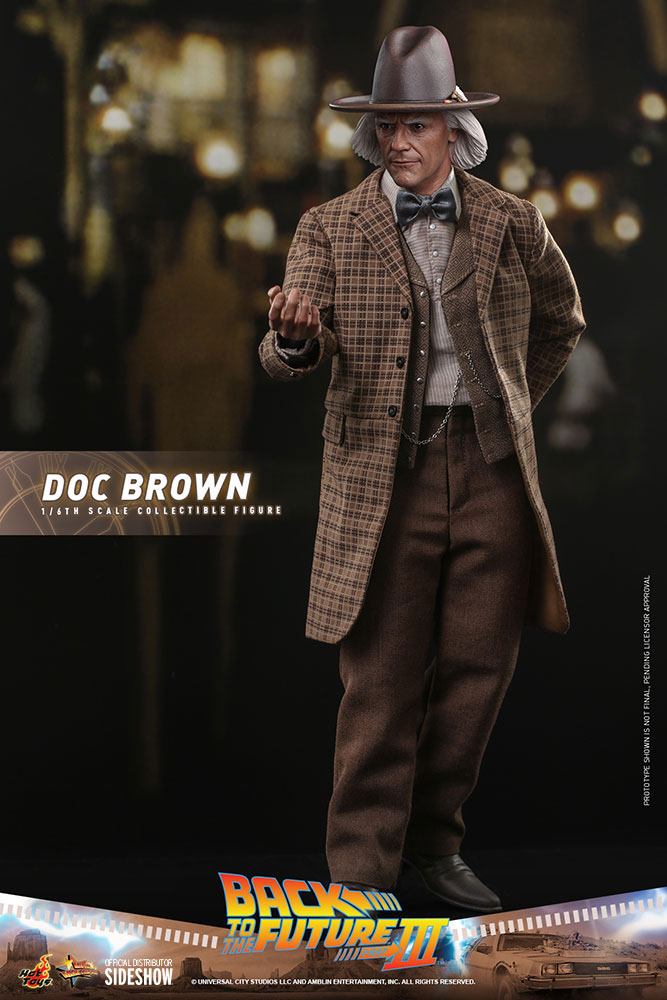 Zurück in die Zukunft III Movie Masterpiece Actionfigur 1/6 Doc Brown 32 cm Hot Toys