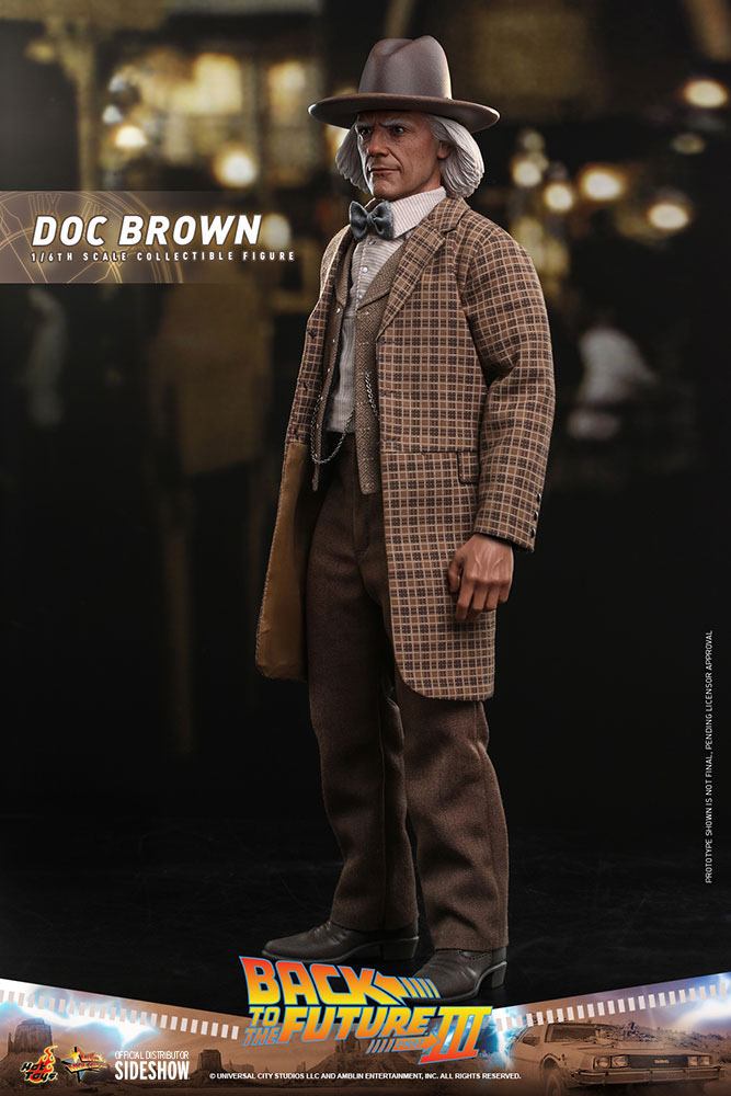 Zurück in die Zukunft III Movie Masterpiece Actionfigur 1/6 Doc Brown 32 cm Hot Toys