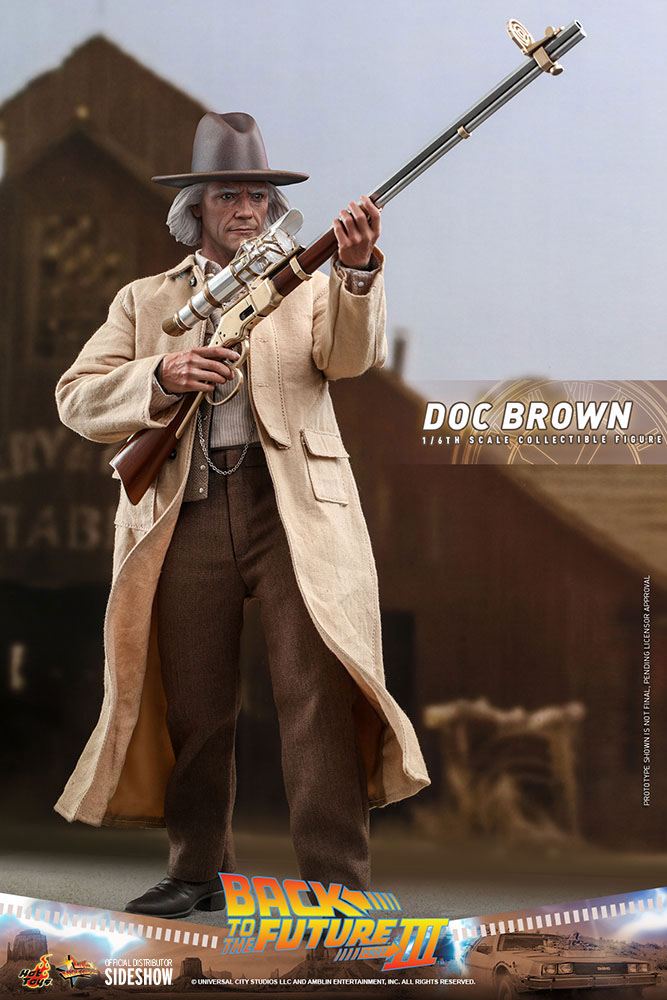 Zurück in die Zukunft III Movie Masterpiece Actionfigur 1/6 Doc Brown 32 cm Hot Toys