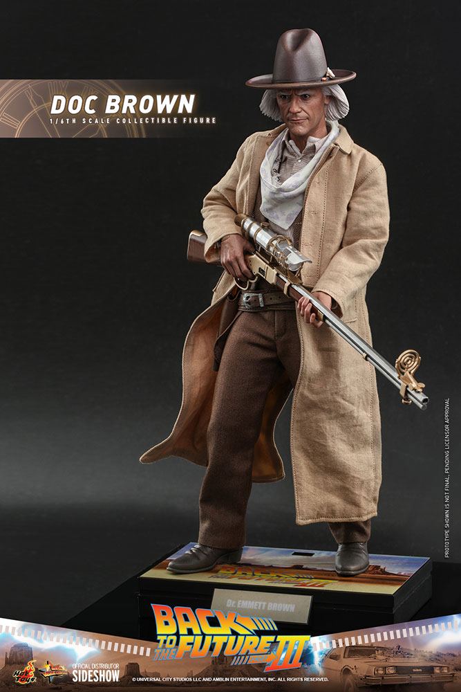 Zurück in die Zukunft III Movie Masterpiece Actionfigur 1/6 Doc Brown 32 cm Hot Toys