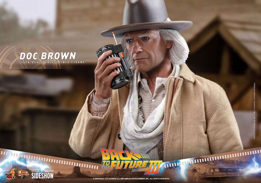 Zurück in die Zukunft III Movie Masterpiece Actionfigur 1/6 Doc Brown 32 cm Hot Toys