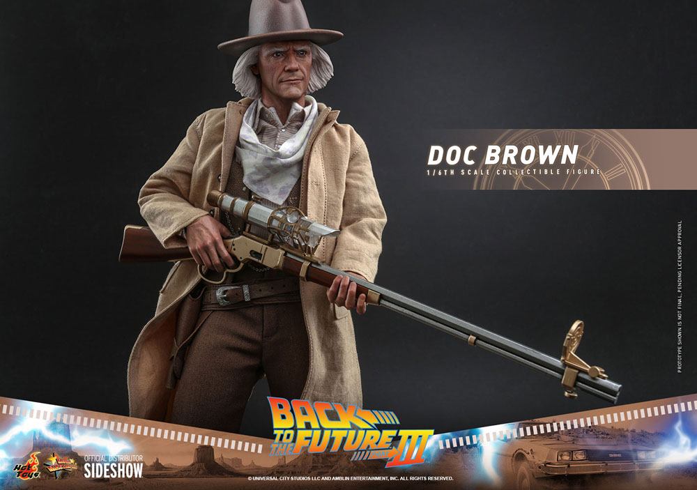 Zurück in die Zukunft III Movie Masterpiece Actionfigur 1/6 Doc Brown 32 cm Hot Toys
