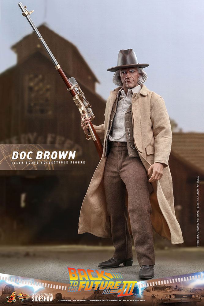 Zurück in die Zukunft III Movie Masterpiece Actionfigur 1/6 Doc Brown 32 cm Hot Toys
